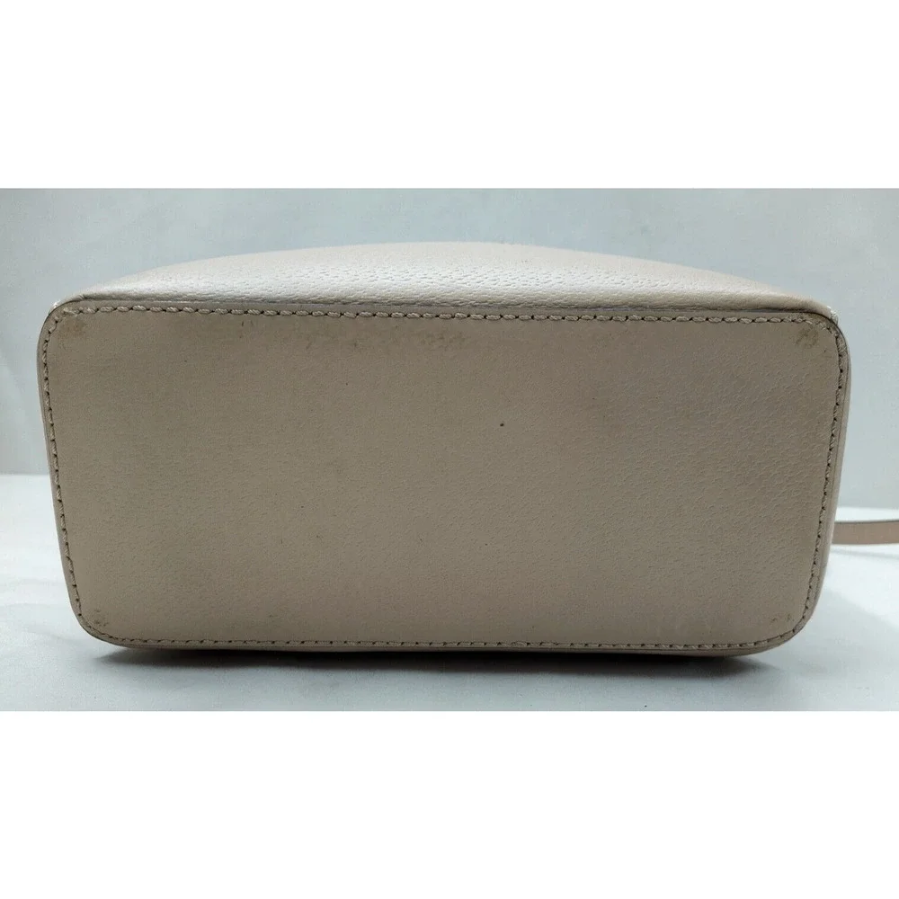 Kate Spade Grove Street Sammi Ivory Leather Zipper Pocket Backpack - MSRP $299